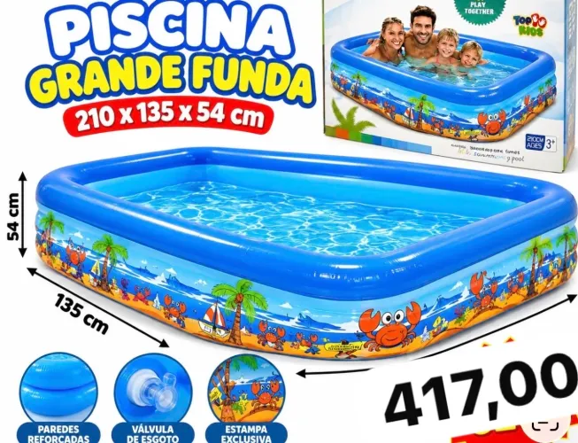 Piscina grande e funda