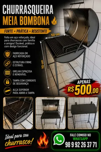Churrasqueira boa para quem vai começar a venda de churrasquinho