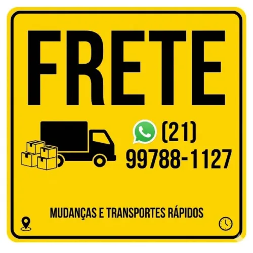 Frete para todo Rio de Janeiro