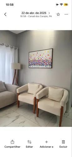 Poltronas em linho