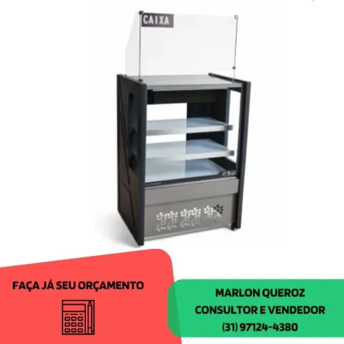 Balcão Caixa 80CM Polar Novo