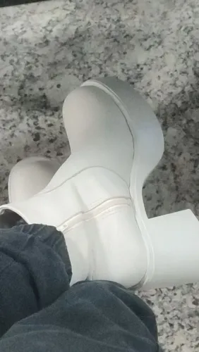 Botas femininas brancas