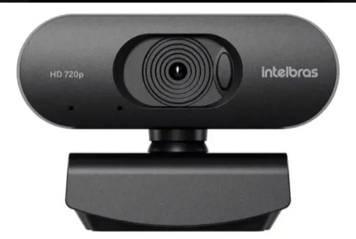 Webcam Wci 720p Cam Hd Vídeo Conferencia Usb Intelbras Preto