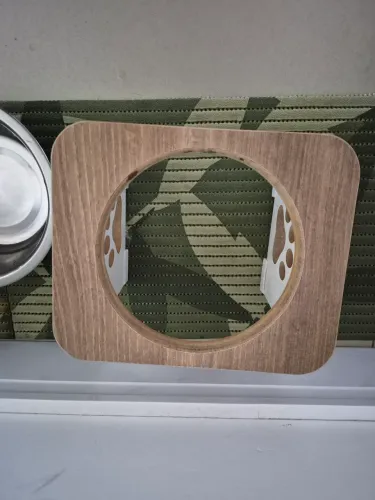 suporte elevado água e comida de pet