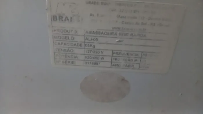 Amassadeira semi rápido