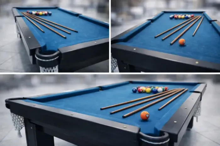 Mesa de Bilhar com Tampa de Ping Pong