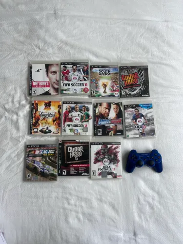 11 jogos play 3 originais + controle