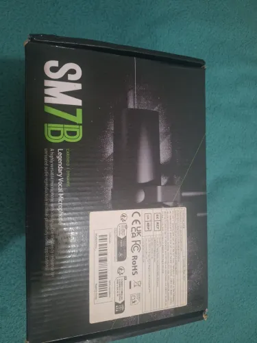 Shure Sm7b Preto Microfone Dinâmico para gravação e streaming