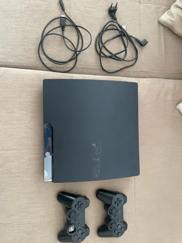 Ps3 Slim 11 Jogos 2 Controles