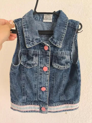 Colete jeans infantil