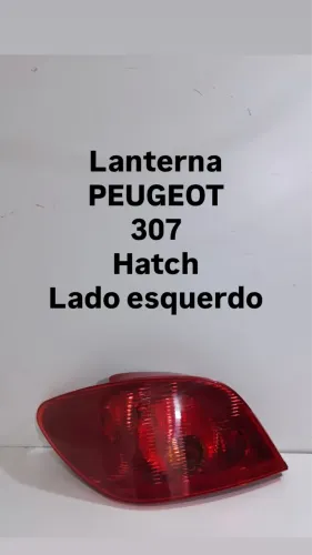 Lanterna peugeot 307 hatch lado esquerdo original 