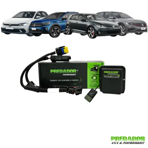 PEDALBOOSTER P/ Volkswagen Polo Virtus Nivus Jetta - Predador Performance