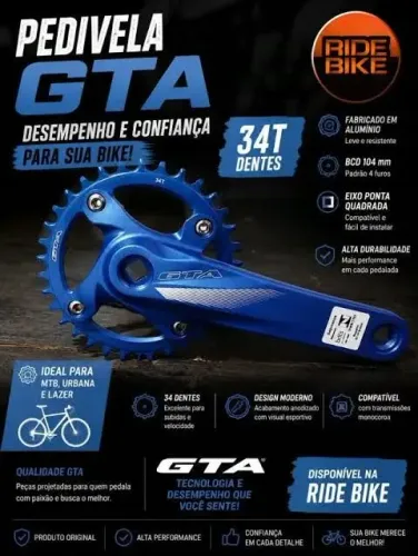 Pedivela Single GTA Azul