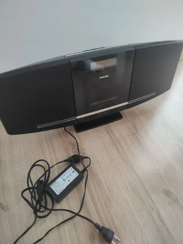 Som Philips portátil Raridade  FM Disco USB Ótimo estado