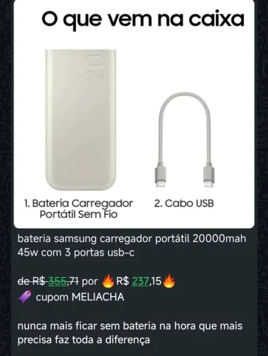 Carregador portátil