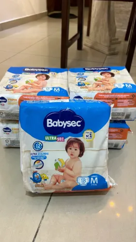 90 Fraldas Babysec ultra sec 