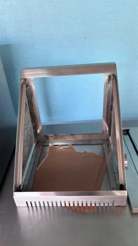 Coifa com exaustor industrial inox