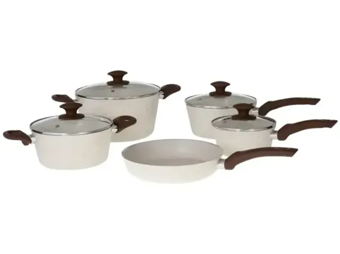 Jogo de Panelas Brinox Optima com 5 Peças Cerâmica para Indução