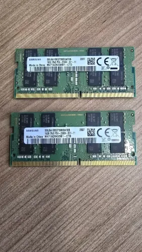 Memória ddr4 2x16gb Samsung para notebook - leia o anuncio