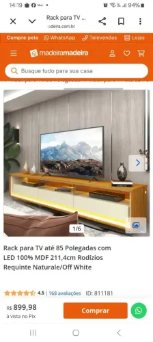 Rack tv gelius requinte