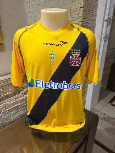 Camisa Vasco 2011 campeão Copa do Brasil goleiro Fernando Prass (usada em Jogo)