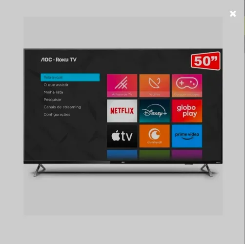 Smart TV DLED-VA 4K 50" AOC