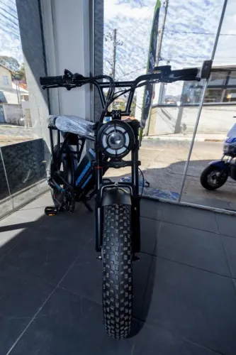 Bicicleta Elétrica Konnan - Azul/Preta (pronta entrega/BH)
