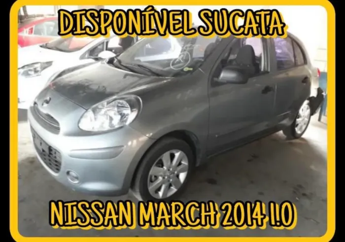 Sucata nissan March 2014