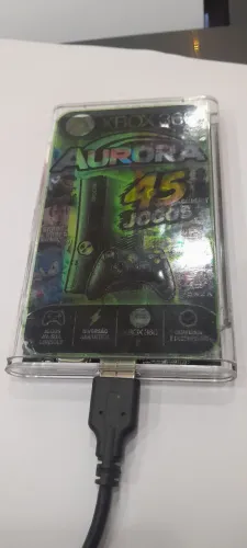 Ssd aurora256gb xbox,45 jogos