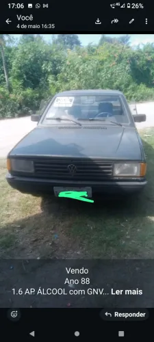 Volkswagen Voyage C/cl/fox 1.6 (álcool) 1988