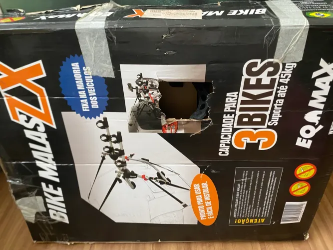 Rack para três bicicletas (Decathlon) 