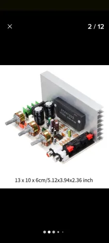 Amplificador de potencia STK 4152 II ESTREO 200WATS DE POTENCIA PARA CAIXAS E SOM