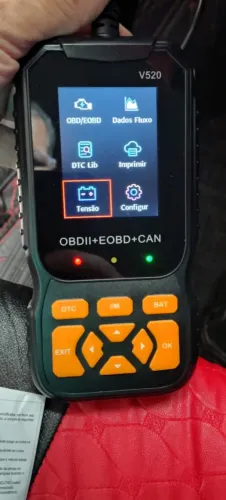Scanner automotivo OBDII+EOBD+CAN  V520 NOVO 