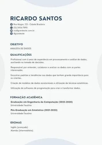 Criação de Currículos Profissionais | Primeiro Emprego e Jovem Aprendiz