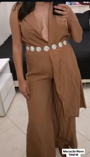 Macacão Longo Marrom - TAM M