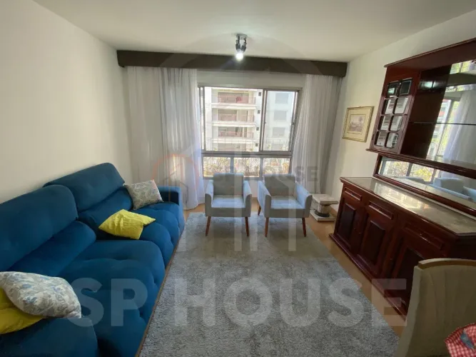 Apartamento para locação em Moema, São Paulo-SP: 1 quarto, 1 sala, 1 banheiro, 50m² de áre