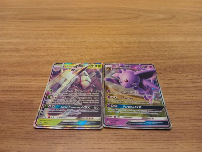 2 cartas pokémon GX ORIGINAIS (olhar descrição)