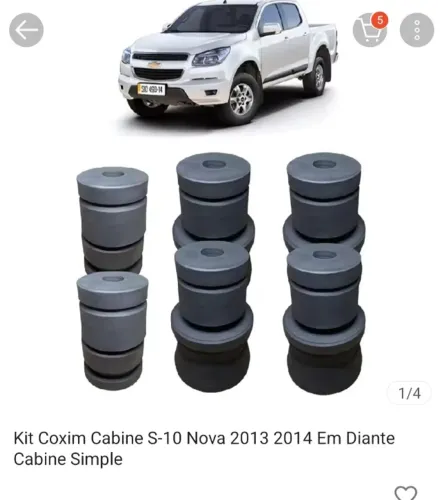 Kit coxim cabine S10