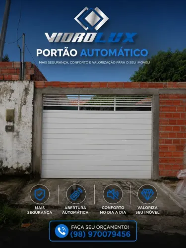 Portão de alumínio 