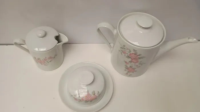 Conjunto 3 peças porcelana Schmidt