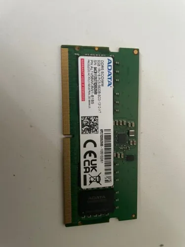 MEMÓRIA RAM 8GB, DDR5 PARA NOTEBOOK - ESTADO DE NOVA!