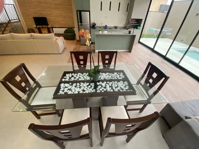 LINDA - Mesa de Jantar 190x90 com 6 lugares