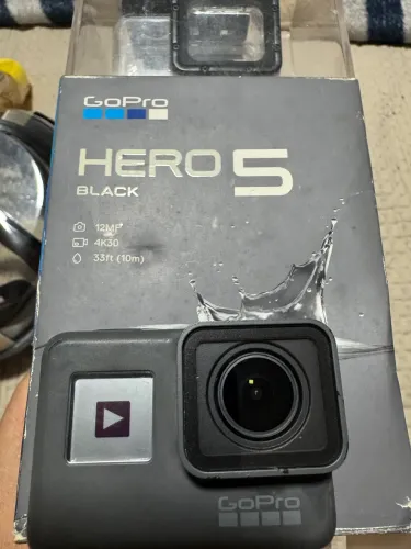 Go Pro Hero 5 Black + cartão 32gb + acessórios