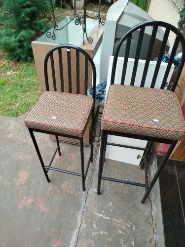 Banquetas de ferro