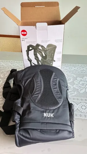Canguru 4 em 1 Baby Carrier Supreme Comfort NUK Preto