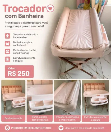 Trocador com Banheira 