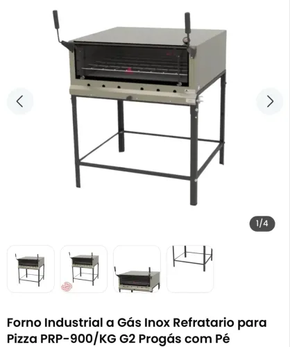Forno de pizza novo