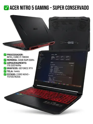 Notebook gamer Acer Nitro 5