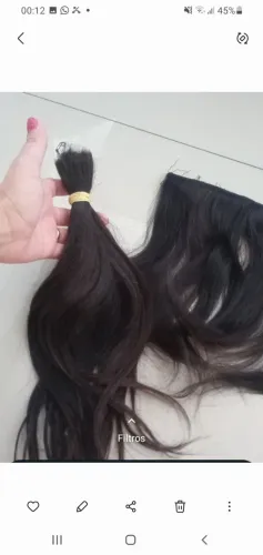 Cabelo humano para mega hair