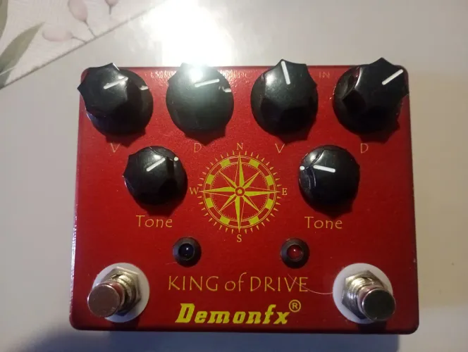 Pedal guitarra king of drive demofx
